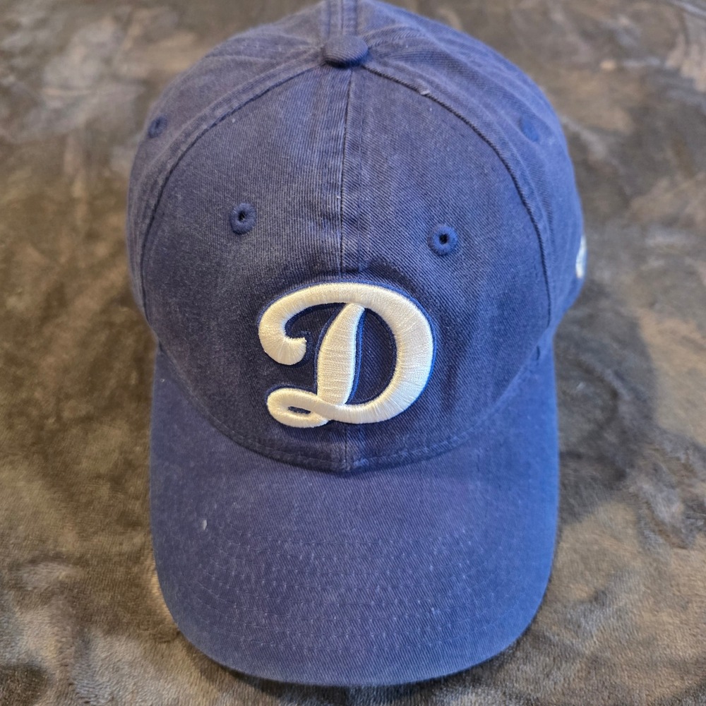 New Era 9TWENTY LA Dodgers Baseball Cap Blue Adjustable Hat MLB Script D Logo
